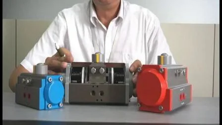 Air Torque Aluminum Double/Single Rack & Pinion Rotary Acting Spring Pneumatic Ball Butterfly Valve Parts Actuator